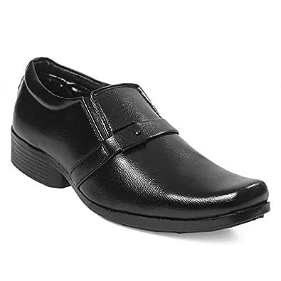 Buy Global Rich Men's Faux Leather Office Wear Moccasin Formal Slip-on ...