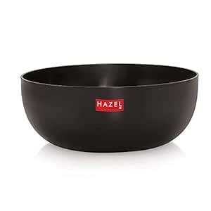 HAZEL Hard Anodized Kadhai Without Handle I Aluminium Cookware with 3 ...