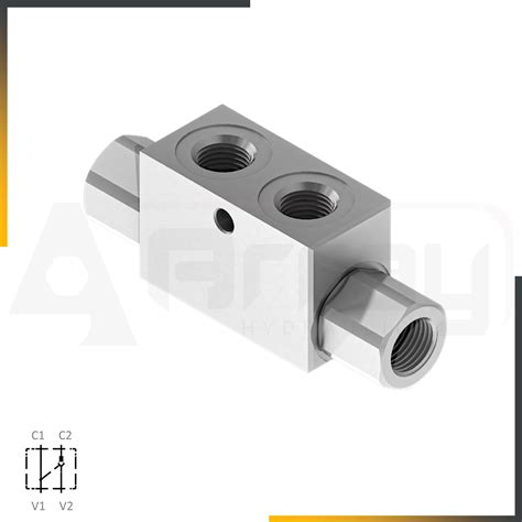 Image result for Pilot Operated Check Valve Symbol