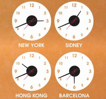 Decorative Wall Clock Stickers for your Home - TenStickers
