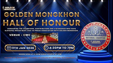 Muay Thai Governing Body in India - Golden Mongkhon