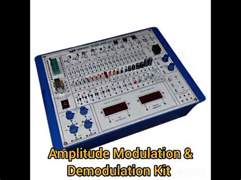 Communication Lab Trainers - Amplitude Modulation & Demodulation Kit ...