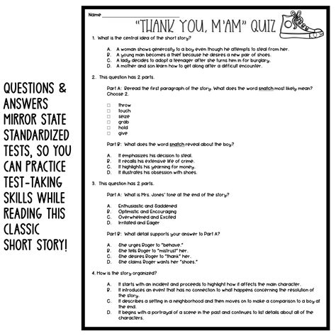 What Is The Story Thank You Ma Am About at Veronica Green blog