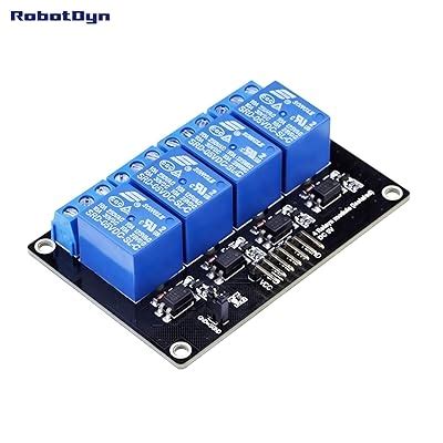 RobotDyn - Relay Module 4 Channels, Operation 5V. VC India | Ubuy