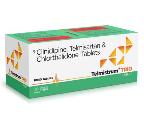 Cilnidipine Telmisartan and Chlorthalidone Tablets