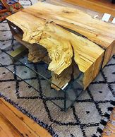 Image result for Oversized Solid Wood Coffee Table
