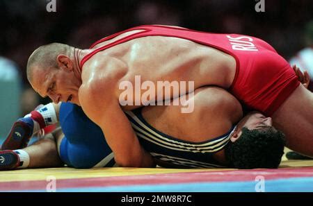 23 July 1996. Atlanta Olympic Games. Greco-Roman Wrestling 130Kg ...