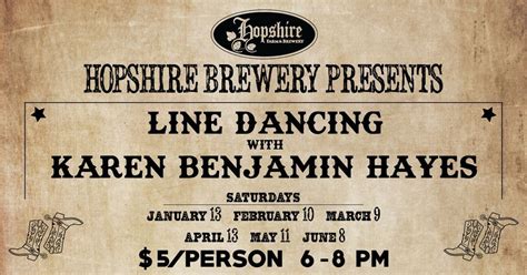 Line Dancing at Hopshire with Karen Benjamin Hayes, Hopshire Farms and ...