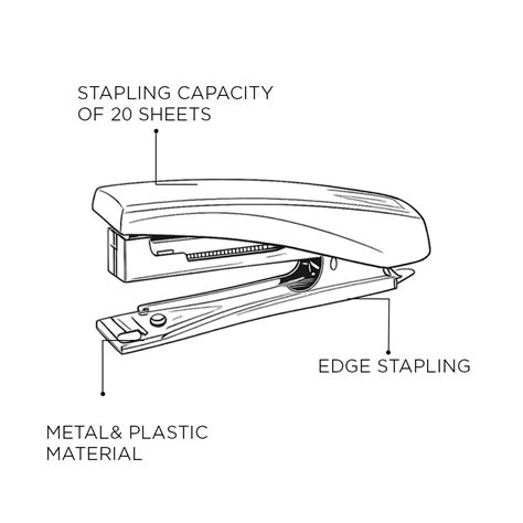 Kangaro HD-10D Stapler - SCOOBOO - Kangaro