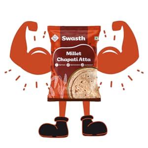 SWASTH FOOD PRODUCTS Millet Chapati Atta(flour)|Rich In Dietary Fiber ...
