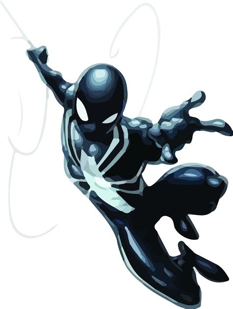 Symbiote Spiderman (black Spiderman) PDF PNG SVG Files for Printing ...