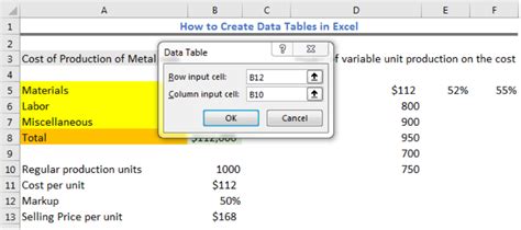 Creatve Data Table On Excel 的图像结果