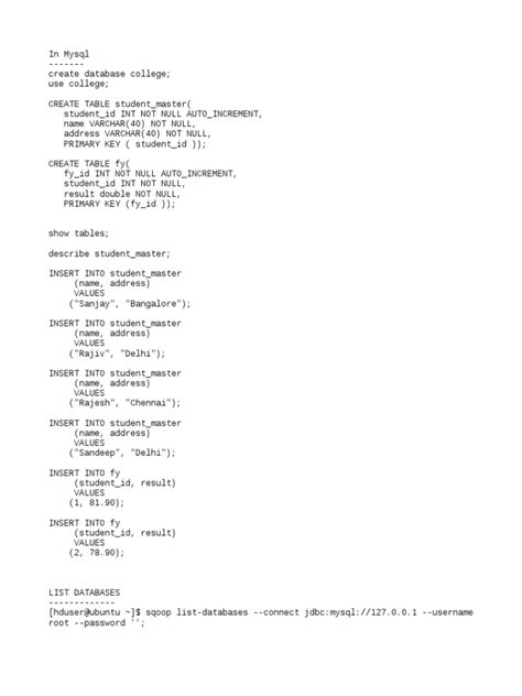 Image result for Sqoop Tutorial PDF