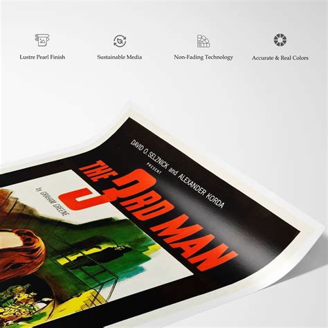 The 3rd Man Old Movie Poster: Buy Movie Posters Online – Dessine Art