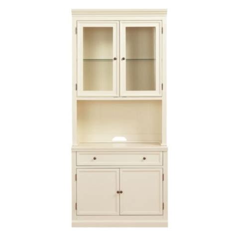 Tuscan Cabinet & Hutch with Adjustable Shelves and Cable Management