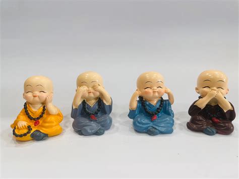 Buddha monk 2" Home Decor THE BUDDHIST SHOP