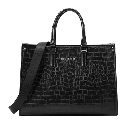 Buy Voyage Large Black Tote Bag | Lino Perros