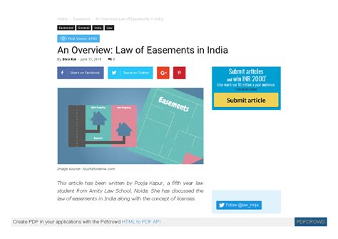 Blog ipleaders in an overview law of easements in india - Home Easement ...