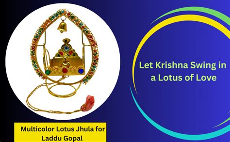 Buy Salvus APP SOLUTIONS Eye-catching Multicolor Kamal Jhula with Laddu ...