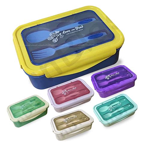 FunBlast Lunch Box, 3 Compartment Lunch Box for kids, 1400 ML Lunch Box ...