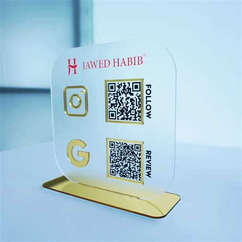 Acrylic QR Code Stands For Business | Acrylic QR code display | QR code ...