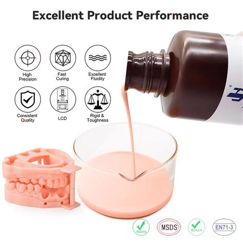 Buy Jamghe 3D Printer Resin Dental Pro Model Resin Dental Prosthetic ...
