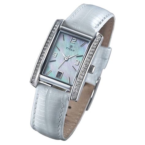 Buy Online Titan Quartz Analog with Date Silver Dial Watch for Women ...