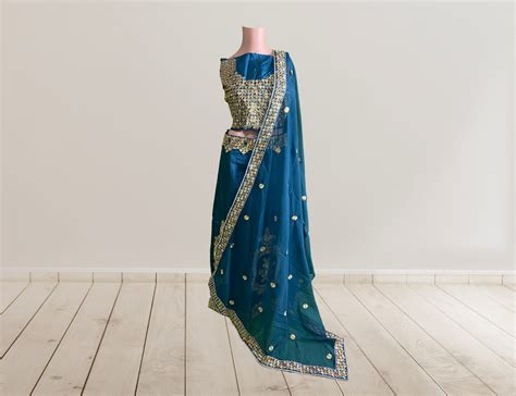 Rudra Semi Stitched Silk Embroidered Work Bridal Lehenga choli – Fashionous