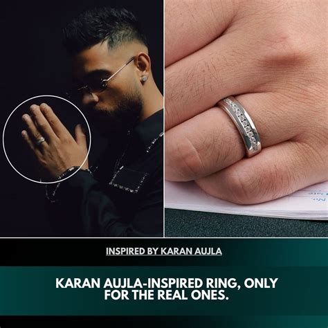Hallmark Silver Classic Diamond Men's Ring Inspired By Karan Aujla – Zarkan