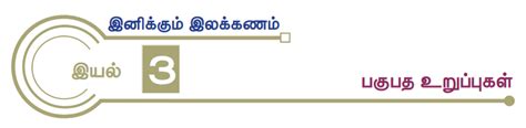 இலக்கணம்: பகுபத உறுப்புகள் - இயல் 3 | 11 ஆம் வகுப்பு தமிழ் | Grammar ...