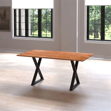 Benzara Brown and Black Contemporary/Modern Counter Table, Wood Metal ...