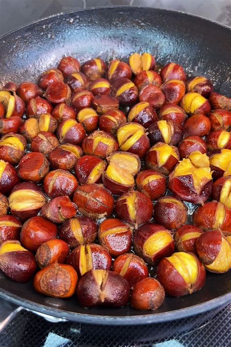 Roasted Chestnuts (Pan Roasted with Butter & Sugar) | Recipes