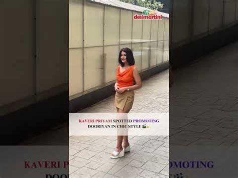 Kaveri Priyam spotted promoting Dooriyan in chic style