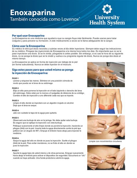 Enoxaparin Lovenox Spanish - Enoxaparina También conocida como Lovenox ® Por qué usar ...