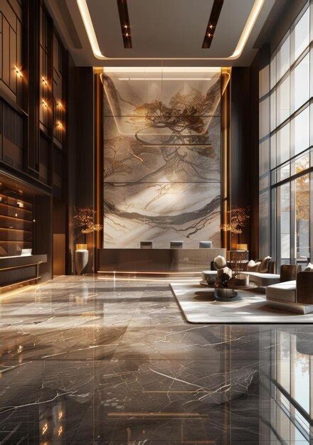 Luxury Hotel Lobby | Premium AI-generated image