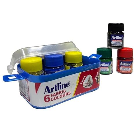Artline Assorted Fabric Colors - SCOOBOO - Artline