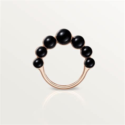 Clash de Cartier ring, onyx, extra-large model, diamonds