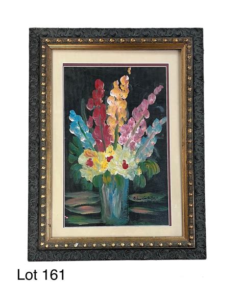 Sold Price: Signed Anna Sandhu Ray Still Life With COA - September 4 ...