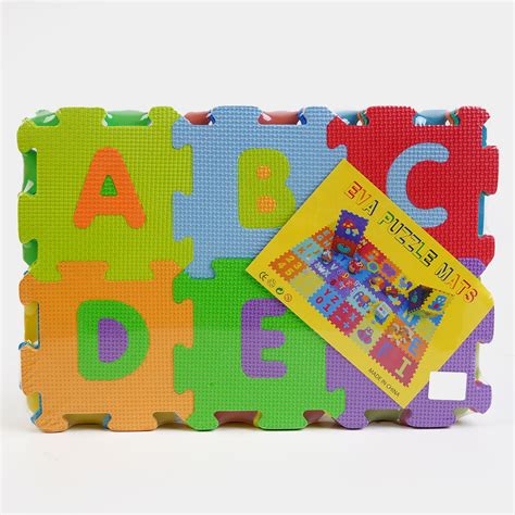 Puzzle Game With Number & Alphabet Floor Mat Price in Pakistan | Bachaa ...