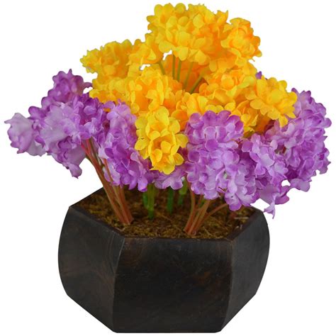 Buy fancymart Artificial Table top Wild Flowers Arrangement (Size 7 ...