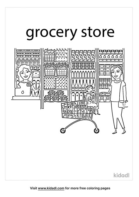 Shopkeeper Coloring Pages 的图像结果