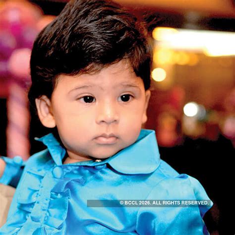 Abeer during his birthday party held in Nagpur.