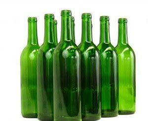 MASATO by MASATO 750 ML GREEN GLASS WINE BOTTLE 6 PCS SET 750 ml Glass ...