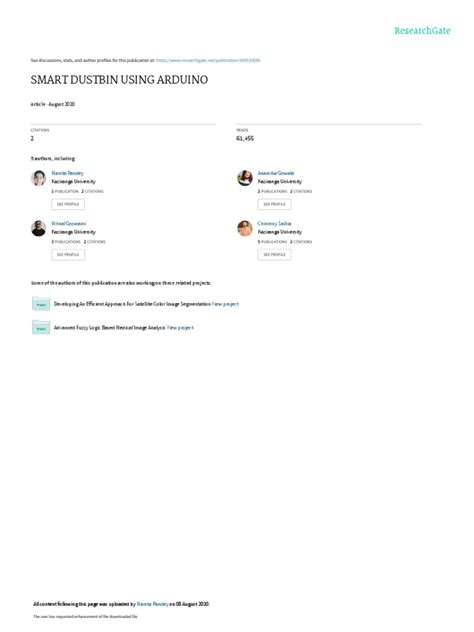 Image result for Smart Dustbin PDF