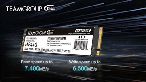 TEAMGROUP Launches Next-gen MP44Q M.2 PCIe 4.0 SSD