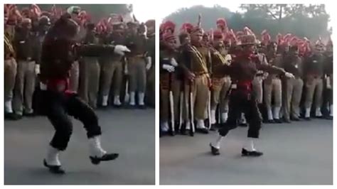 Army jawan from Gorkha Rifles regiment performs special Khukuri dance ...