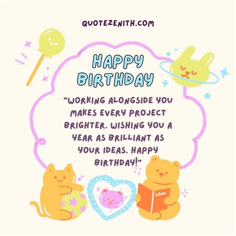 81+ Witty Happy Birthday Wishes For Coworker