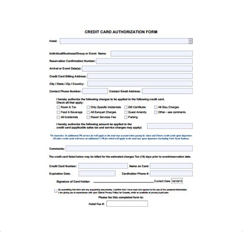 Image result for Paper Credit Card Processing Form