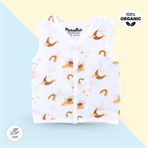 Muslin Button Jablas – Pikaboo Kidz