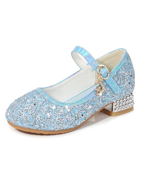 Frontwalk Children Dress Shoes Chunky Block Princess Shoe Round Toe ...